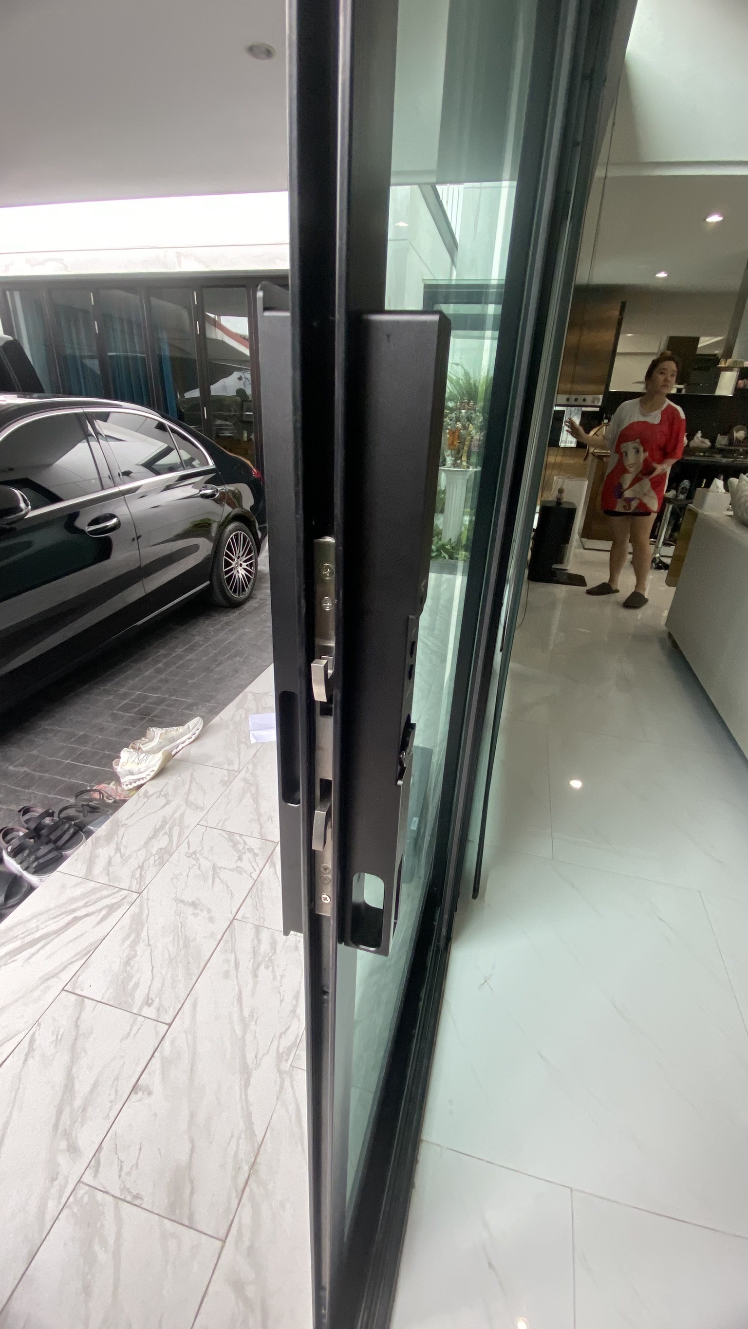 HL-496 รีวิว digital door lock ประตู ดิจิตอล